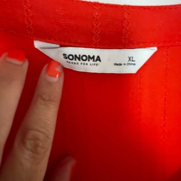 Sonoma dress, size xl, orange - Picture 3 of 8